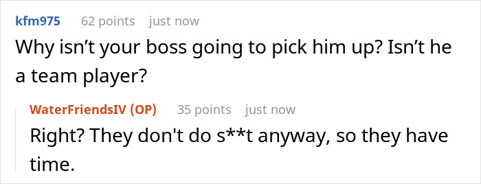 Employee Expected To Give Colleague Regular 40-Mile Rides To Work For Free, Flatly Refuses