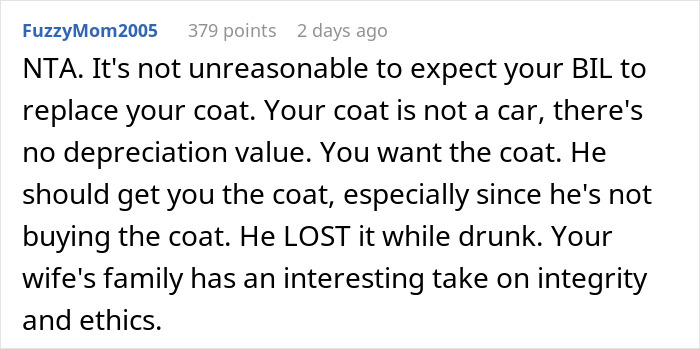 Man Refuses To Back Down After Fianc&eacute;e&rsquo;s Family Turn On Him Over $700 Coat