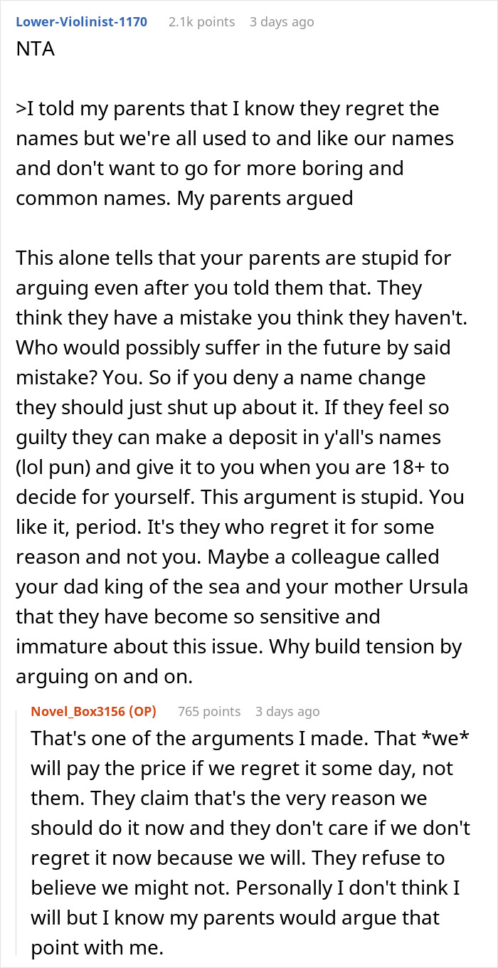 &ldquo;Having Weird Names Does Not Age Well&rdquo;: Parents Want To Rename Kids 16 Years Later