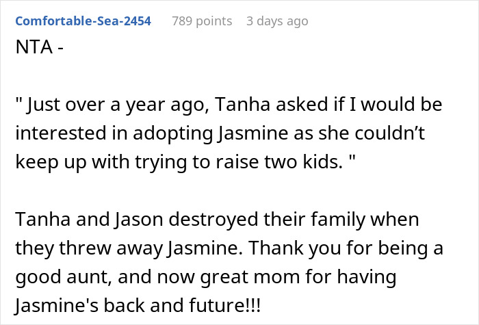 Girl Gets Adopted By Her Aunt, And Her Birth Family Gets Upset Seeing How Well She&rsquo;s Treated There