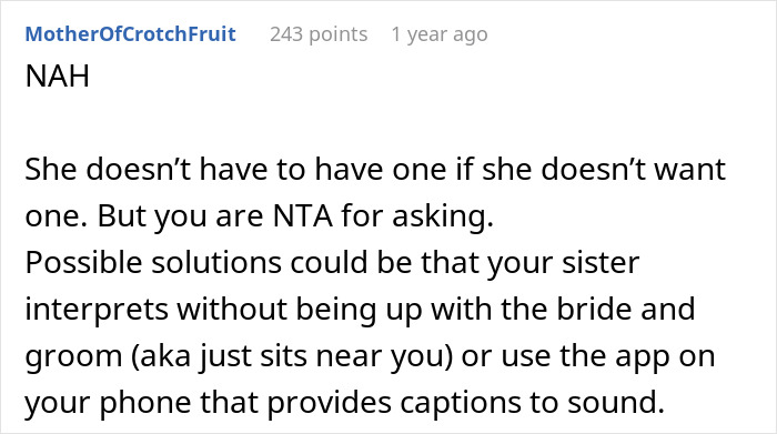 Bride Refuses To Have Sign Language Interpreter At The Altar When Asked By Groom’s Family Bride Refuses To Have Sign Language Interpreter At The Altar When Asked By Groom’s Family