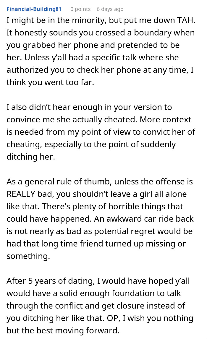 Guy Leaves His GF In A Hotel In Another State After Learning She Cheated, Asks If It Was Wrong Guy Leaves His GF In A Hotel In Another State After Learning She Cheated, Asks If It Was Wrong