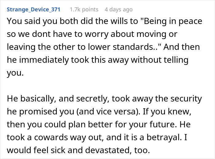 Woman At Breaking Point After Finding Partner&rsquo;s New Will: &ldquo;My Heart Is Broken&rdquo;