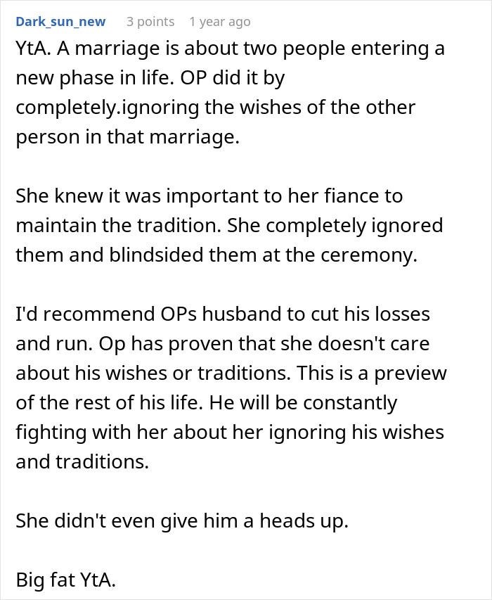 Bride Conflicted After Family Glare Daggers At Her: “AITA For Wearing White To My Wedding? Bride Conflicted After Family Glare Daggers At Her: “AITA For Wearing White To My Wedding?