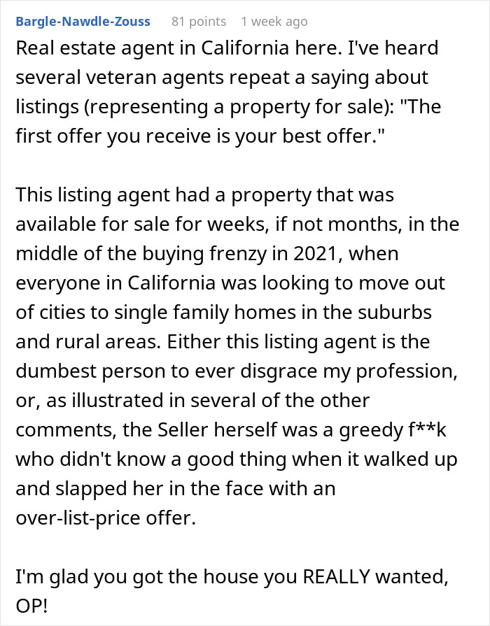 Woman Has Enough Of Annoying Realtor And Just Buys Another House, Sending Him Into Panic