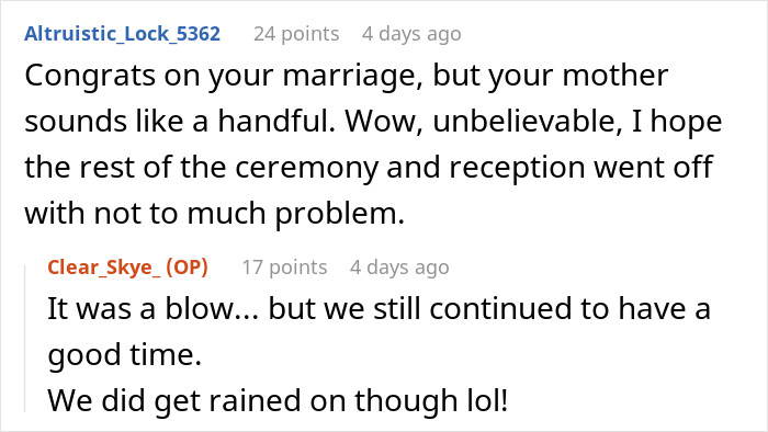 "She Left In Tears": Entitled Mom Is Upset Daughter's Wedding Is Not About Her "She Left In Tears": Entitled Mom Is Upset Daughter's Wedding Is Not About Her