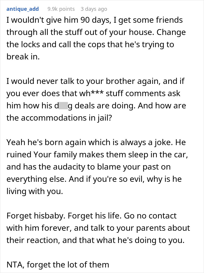 Brother And His Wife Bring Up Woman&rsquo;s Former Stripper Life, She Evicts Them