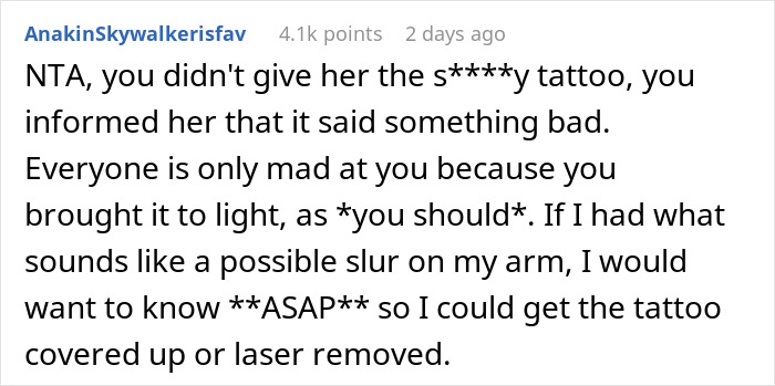 Man Gets Called Out For Telling His Friend The True Meaning Of Her &ldquo;Chinese&rdquo; Tattoo