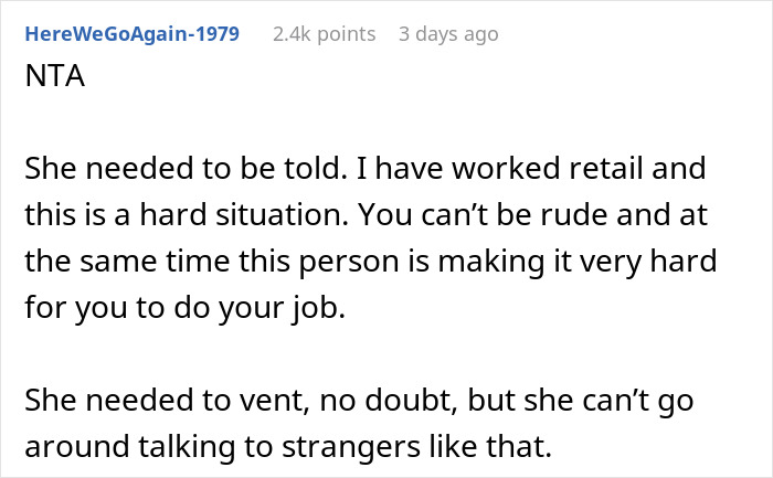 Shopper Shuts Up Trauma-Dumping Woman For Talking At Him While Checking Out Shopper Shuts Up Trauma-Dumping Woman For Talking At Him While Checking Out