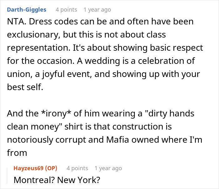 Uncle Refuses To Dress Up Because Of His Profession, Woman Denies Him An Invitation To Her Wedding