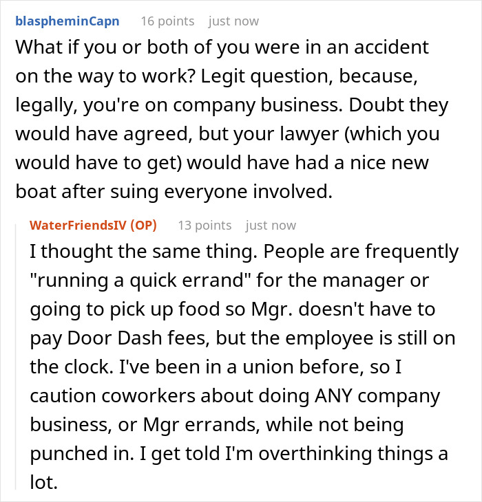 Employee Expected To Give Colleague Regular 40-Mile Rides To Work For Free, Flatly Refuses