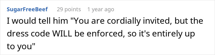 Uncle Refuses To Dress Up Because Of His Profession, Woman Denies Him An Invitation To Her Wedding