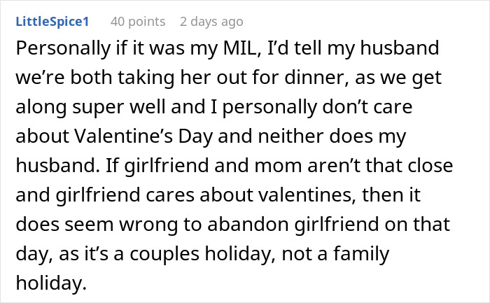 Guy Asks If He&rsquo;d Be A Jerk To Spend Valentine&rsquo;s With Mom Instead Of GF, Gets A Reality Check