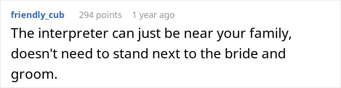 Bride Refuses To Have Sign Language Interpreter At The Altar When Asked By Groom’s Family Bride Refuses To Have Sign Language Interpreter At The Altar When Asked By Groom’s Family