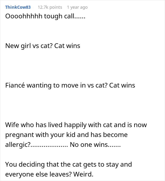Man Disappoints Wife By Suggesting She Move Out To Avoid Moving His Senior Cat She&rsquo;s Allergic To
