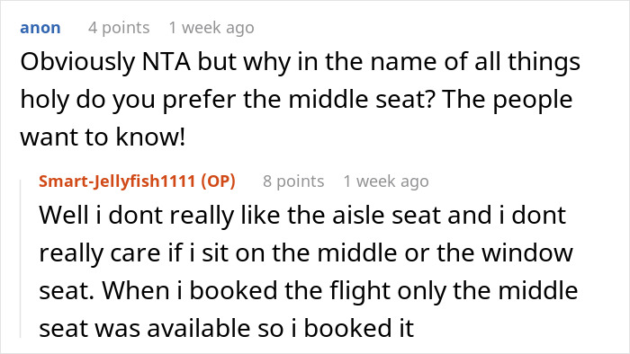 Plane Passenger Finds Her Seat Occupied By Mom With A Kid After Coming Back From The Bathroom