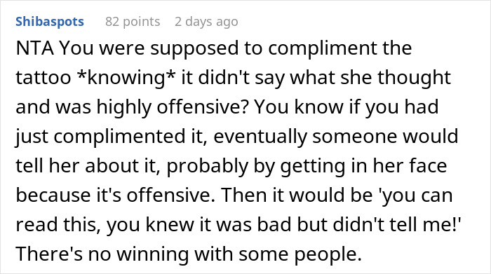 Man Gets Called Out For Telling His Friend The True Meaning Of Her &ldquo;Chinese&rdquo; Tattoo