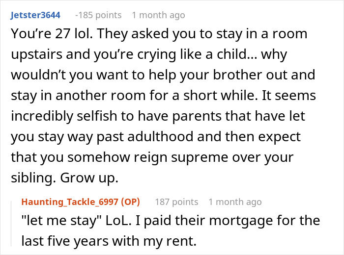Woman Moves Out Of Parents' Home After They Asked Her To Give Her Space To Brother, They Freak Out Woman Moves Out Of Parents' Home After They Asked Her To Give Her Space To Brother, They Freak Out