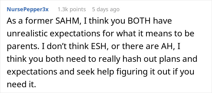 Man Tells Wife Not To Complain About Her Stay-At-Home Mom Responsibilities As She Wanted That
