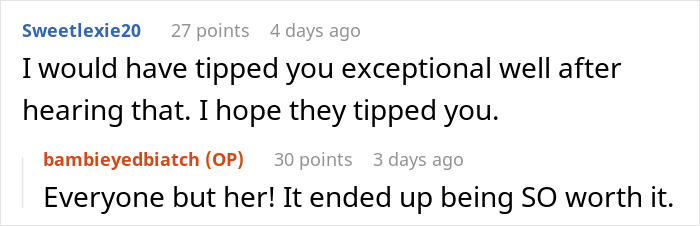 Rude 'Karen' Gets Humbled In Front Of Her Friends By A Witty Server