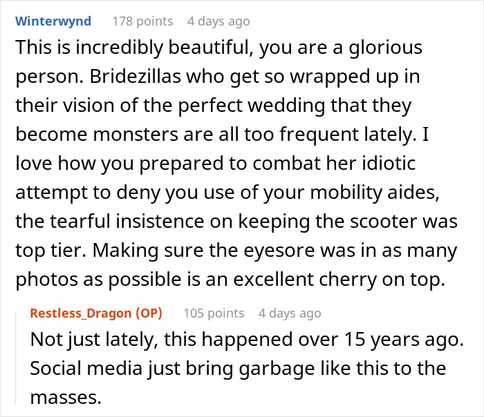 Bridezilla Hides Veteran's Cane That Doesn't Fit Her Wedding Aesthetic, Regrets It Immediately Bridezilla Hides Veteran's Cane That Doesn't Fit Her Wedding Aesthetic, Regrets It Immediately