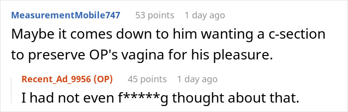 Man Gets Mad When Wife Says Only She&rsquo;s Behind The Choices On Their Baby&rsquo;s Birth, As It&rsquo;s Her Body