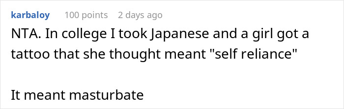 Man Gets Called Out For Telling His Friend The True Meaning Of Her &ldquo;Chinese&rdquo; Tattoo