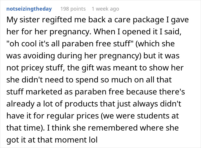 Woman Is Regifted The Same Present She Gave Her BF’s Mom, Others Share Similar Stories Online Woman Is Regifted The Same Present She Gave Her BF’s Mom, Others Share Similar Stories Online
