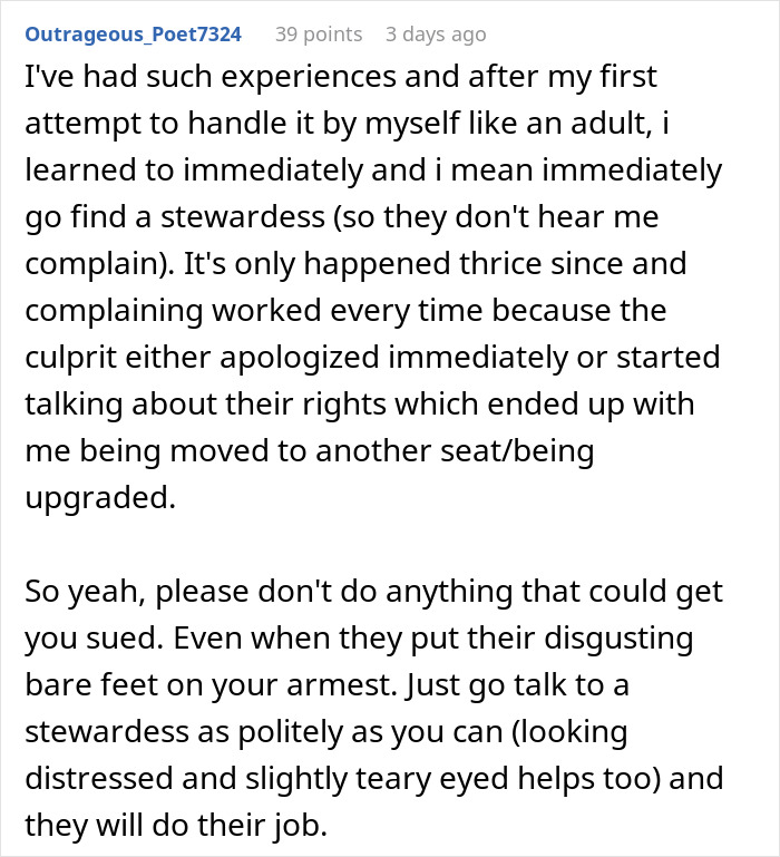 “Please Stop”: Man Endures Horrendous Treatment By Entitled Woman On Flight, Ends Up Bruised “Please Stop”: Man Endures Horrendous Treatment By Entitled Woman On Flight, Ends Up Bruised