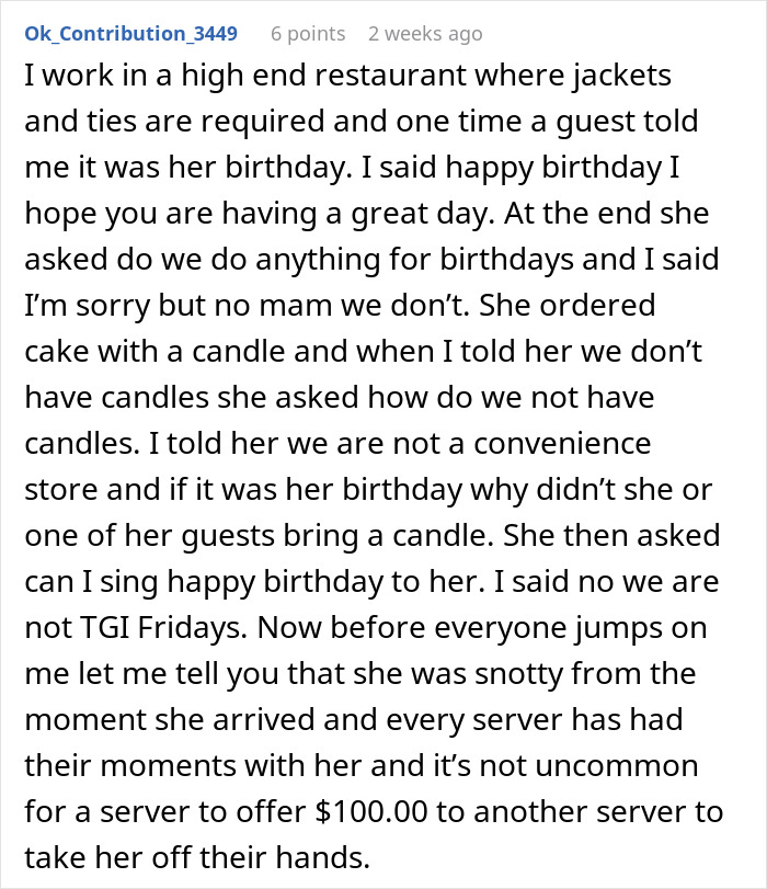 &ldquo;You Ruined My Birthday&rdquo;: Woman Storms Out, Leaving Her Friends And Server Puzzled