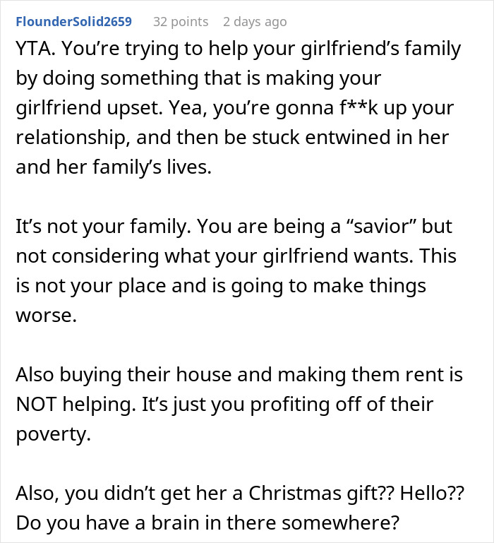 Woman Refuses To Sleep In Same Bed As BF After He Reveals Her Xmas Gift