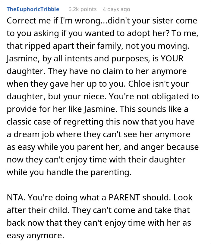 Girl Gets Adopted By Her Aunt, And Her Birth Family Gets Upset Seeing How Well She&rsquo;s Treated There