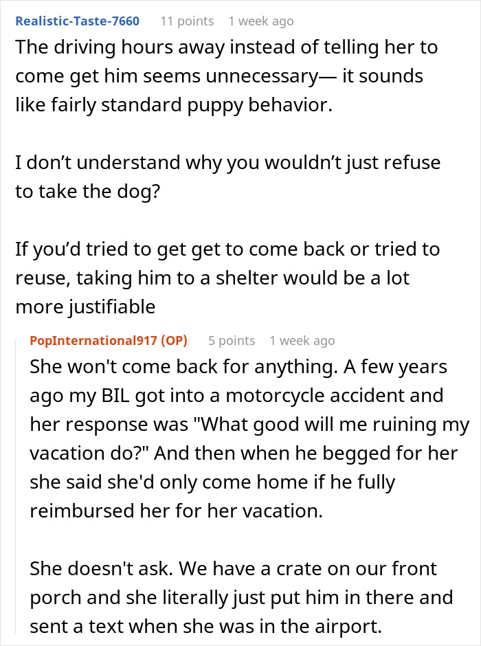 “I Dropped My MIL’s Dog Off As A Stray At A Shelter, And I Don’t Feel Bad” “I Dropped My MIL’s Dog Off As A Stray At A Shelter, And I Don’t Feel Bad”