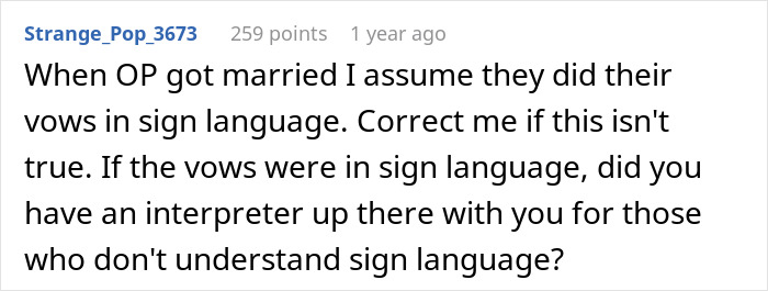 Bride Refuses To Have Sign Language Interpreter At The Altar When Asked By Groom’s Family Bride Refuses To Have Sign Language Interpreter At The Altar When Asked By Groom’s Family
