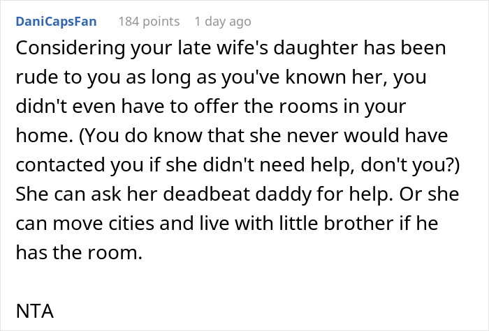 Man Refuses To Give Homeless Stepdaughter Accommodation Because She Never Acknowledged Him