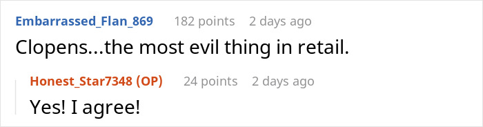 "Close At 11 PM, Open At 5 AM": Management Refuses To Let Employee Switch Schedules, Regrets It