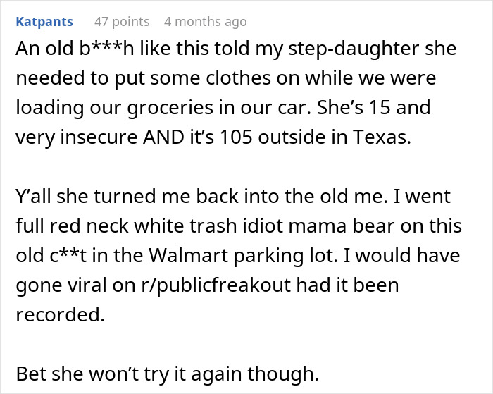 Woman Berated By Karen Over Her &ldquo;Shameful&rdquo; Outfit, Watches Her Audacity Change To Embarrassment