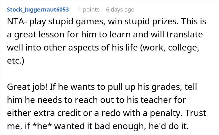 Dad Thinks Son Deserved The Punishment After He Was Caught Cheating, Mom Is Mad