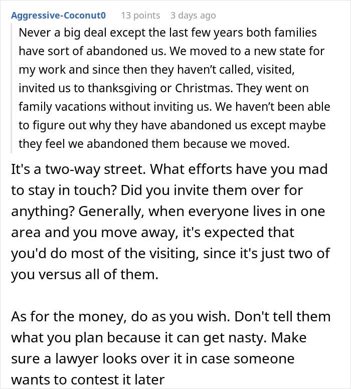 Family Assumes They&rsquo;ll Be Splitting Rich Couple&rsquo;s Fortune, Don&rsquo;t Realize They&rsquo;re Getting Nothing