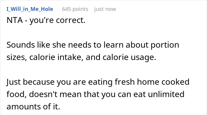 DIL Is Confused Why She&rsquo;s Gaining Weight, Woman Points Out That She Eats A Lot 