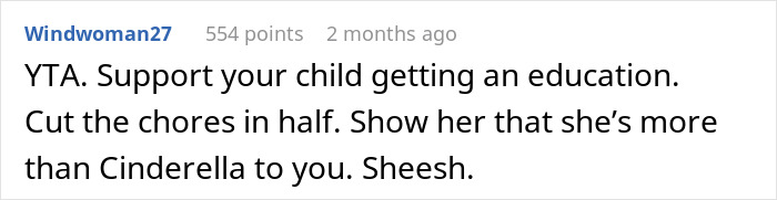 "Am I The Jerk For Expecting My Daughter To Stick To Our Chores-For-Rent Deal?"