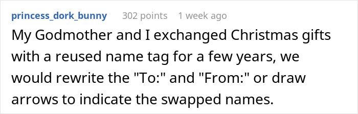 Woman Is Regifted The Same Present She Gave Her BF’s Mom, Others Share Similar Stories Online Woman Is Regifted The Same Present She Gave Her BF’s Mom, Others Share Similar Stories Online