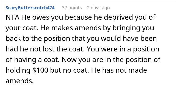 Man Refuses To Back Down After Fianc&eacute;e&rsquo;s Family Turn On Him Over $700 Coat
