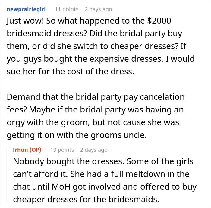 Woman Hits Peak Bridezilla After Demanding Bridesmaids Pay $5,000 In Cancellation Fees