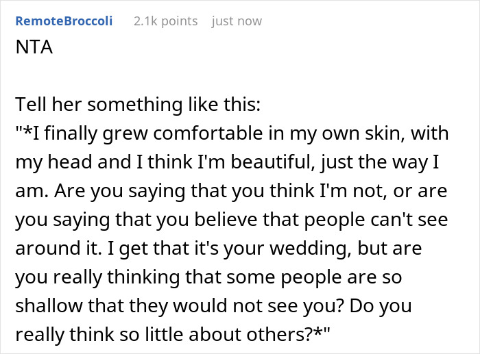 Teen Is Shocked At Sister&rsquo;s Audacity For Asking Her To Wear A Wig At Her Wedding