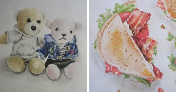 I Started Drawing Hyper-Realistic Art Using Pencil Crayons 3 Years Ago, Here Are 15 Of My Best Works