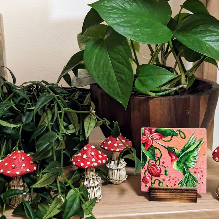 My Miniature Nature Paintings (4 Pics)