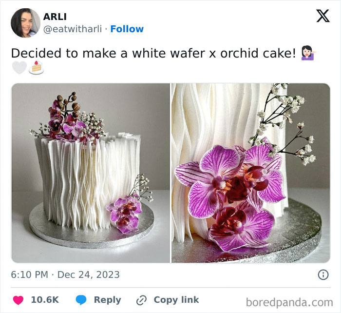 I Couldn’t Eat This Cake, It’s Just That Stunning