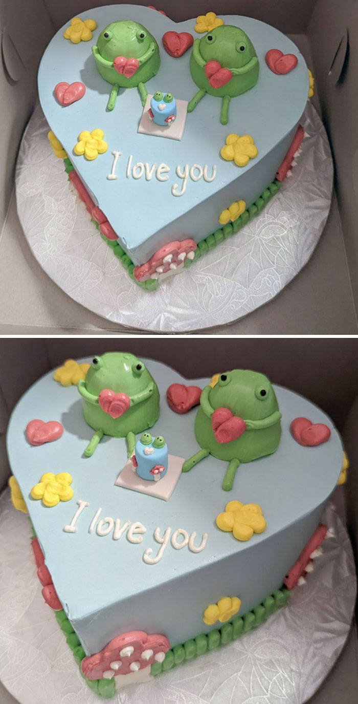 My Honey Got The Cutest Cake Made For Our Anniversary