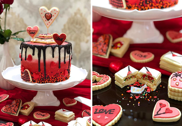 The Cake I Made Today For Valentine's Day For My Dear Wife